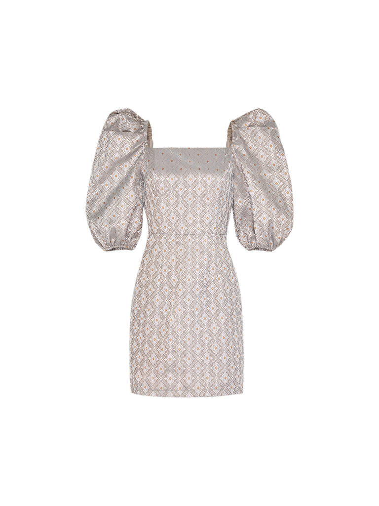 Bussaba Mini Dress - Silver