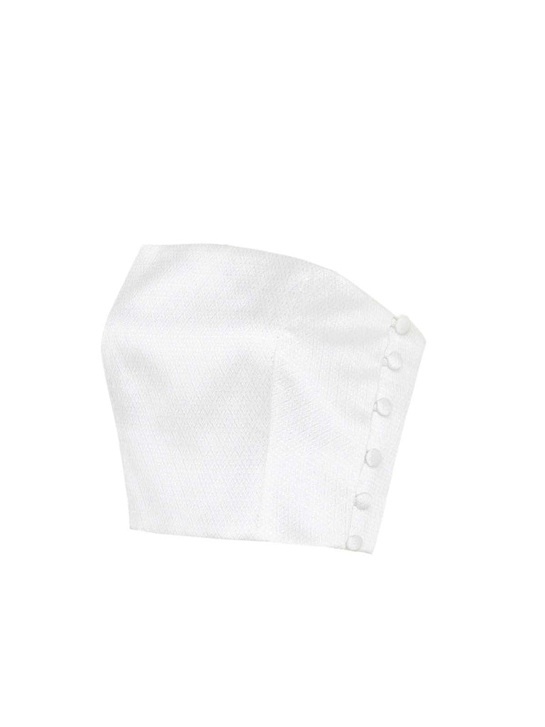 Mali Bandeau Top - White