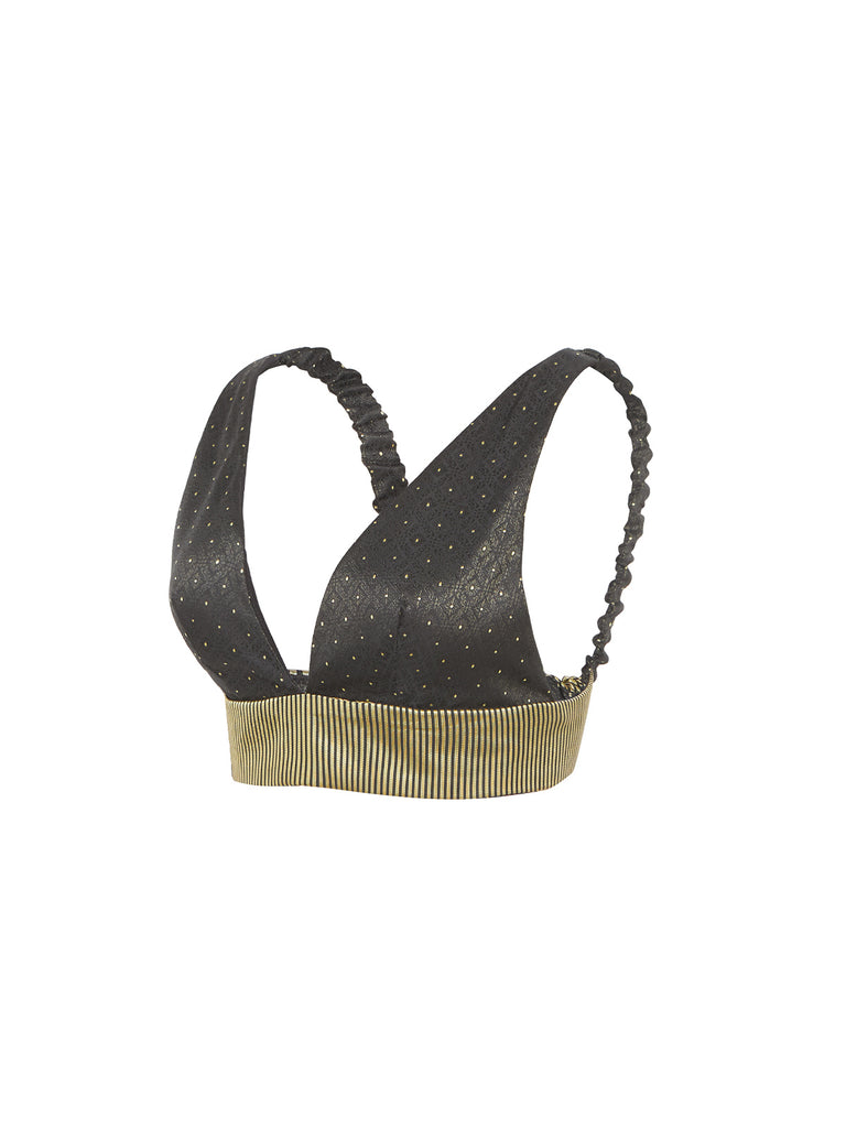 Darin Bralette - Black Stripe